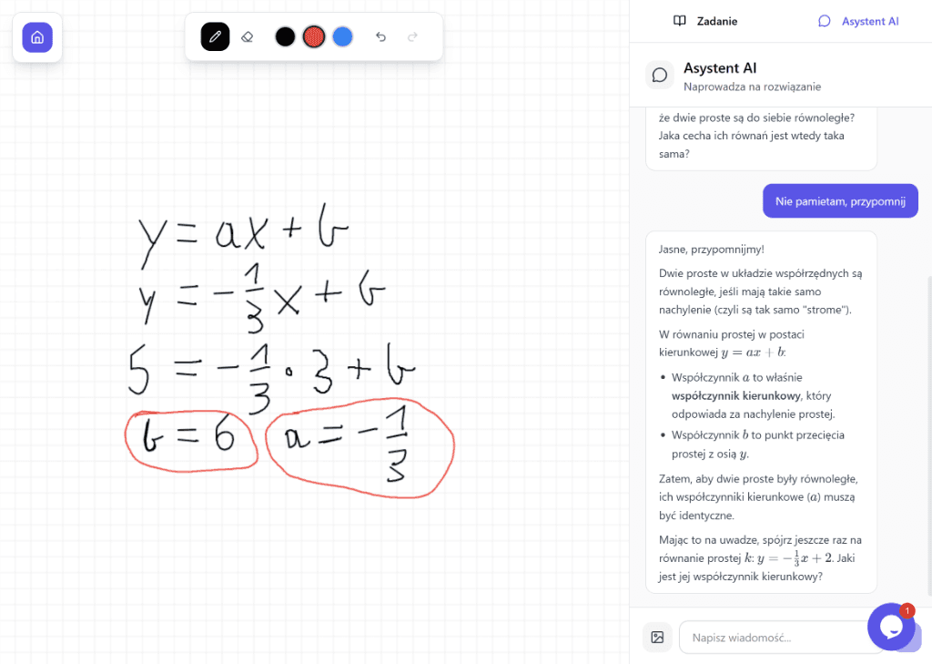 Asystent AI w Mathilo